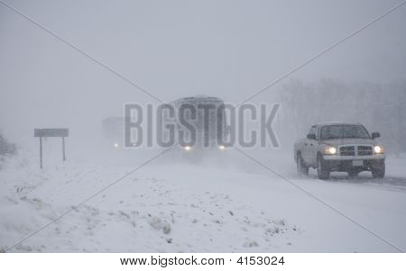 Condução de tempestade de Inverno