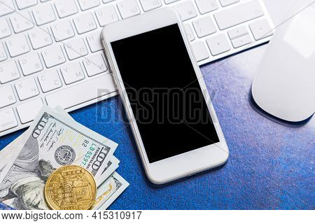 Crypto Art Concept. Blockchain Called Nfts. Digital Collectibles For Cryptocurrencies. Non-fungible