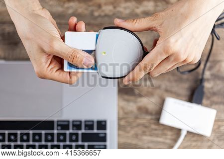 A Personal Identity Verification (piv) Card Is Used To Login To A Workspace Computer. The Card Conta