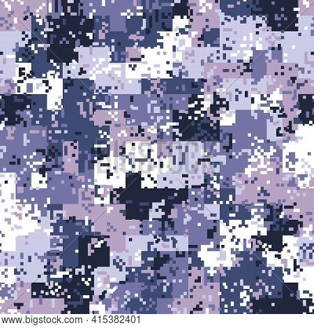 Abstract Urban Pixel Motif Geometric Brushed Texture Background