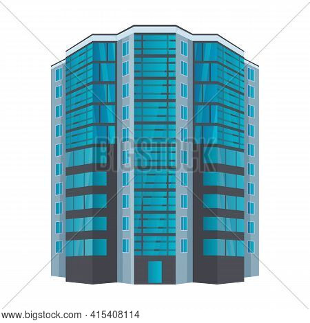 High Buildings Vector Icon.cartoon Vector Icon Isolated On White Background High Buildings.