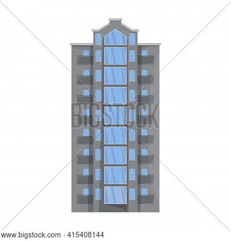 High Buildings Vector Icon.cartoon Vector Icon Isolated On White Background High Buildings.