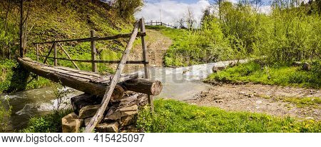 Small Wooden Footbridge