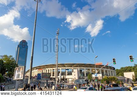 Istanbul, Turkey -october 6, 2019: View On Vodafone Park. Is An All-seater, Multi-purpose Stadium An
