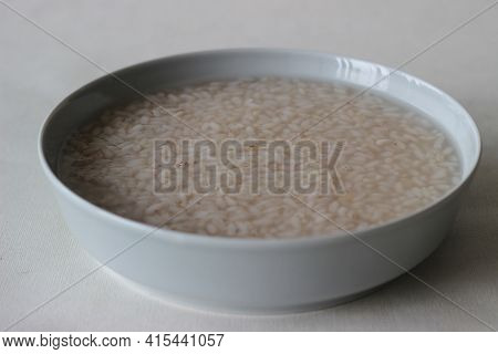 Rice Porridge Or Kanji. A Comfort Food Across Homes In Kerala, It Is A Quick And Easy Dish Prepared
