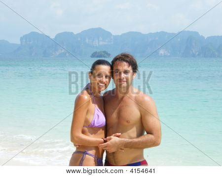 คู่ที่ชายหาด