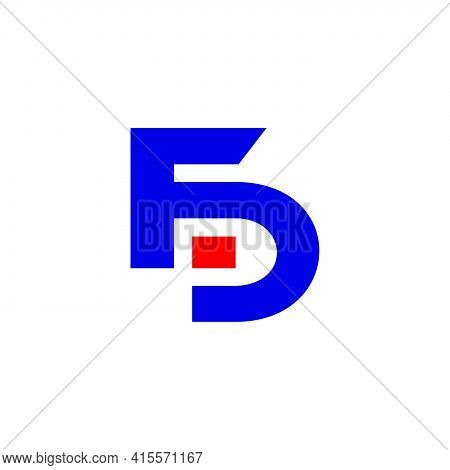 Letter Fc Linked Geometric Simple Flat Line Logo Vector