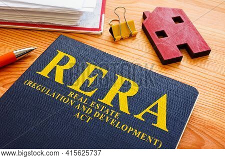 Rera Or Real Estate Regulation And Development Act And Red Model Of Home.