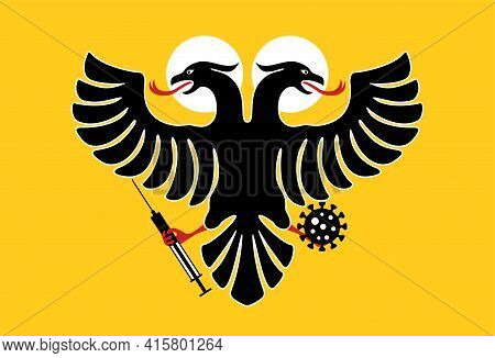 Great And Holy Covid-19 Empire - Future European State Formation - Global Pandemic In Comic Heraldic
