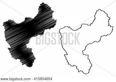 Morgan County, State Of Utah (u.s. County, United States Of America, Usa, U.s., Us) Map Vector Illus