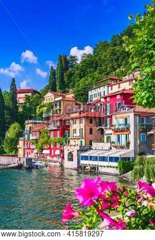 Varenna, Lake Como - Holidays In Italy View Of The Most Beautiful Lake In Italy, Lago Di Como, Lomba