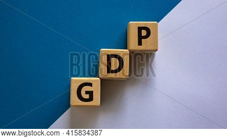 Gdp, Good Distribution Practice Symbol. Concept Words 'gdp, Good Distribution Practice' On Cubes On 