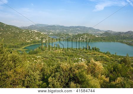 Bacina sjöarna i Kroatien