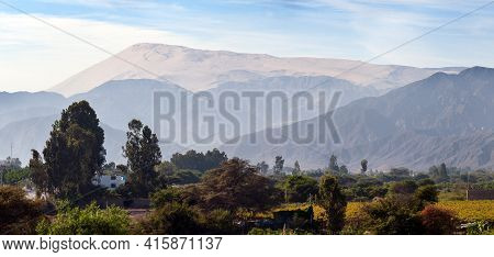 Cerro Blanco Sand Dune, The Highest Dunes On The World Located Near Nasca Or Nazca Town In Peru, One