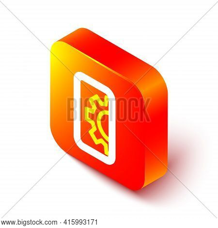 Isometric Line Software, Web Development, Programming Concept Icon Isolated On White Background. Pro