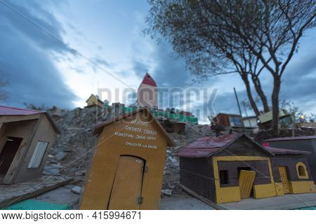 Valecito, Argentina, Dec 15: The Outdoors View Of The Deceased Correa In Spanish Difunta Correa Pilg