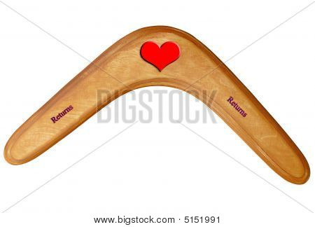 Liebe boomerang