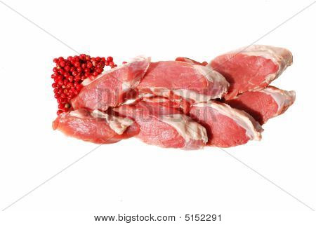 Tagliare il filetto di maiale