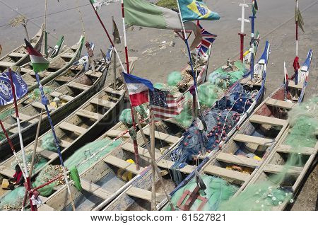 Poor African Fishing Boats