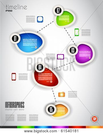 Modern Infographics template for data visualizations.
