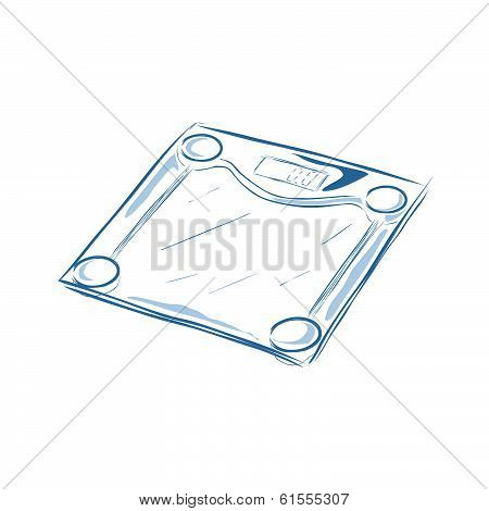 Bathroom scales