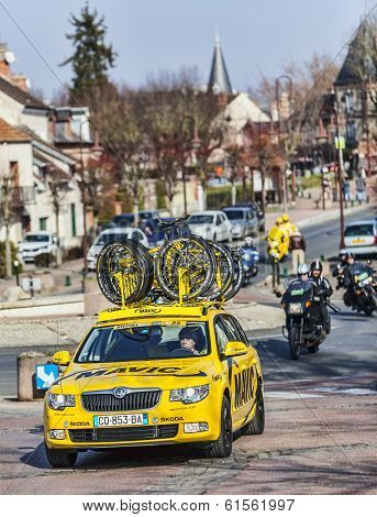 Mavic Yellow Car