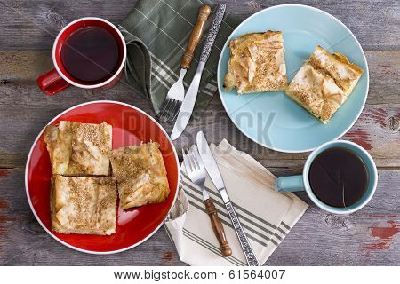 Tea For Two At A Spring Picnic
