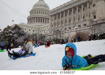 Us Capitol Sledding