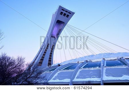 The Montreal Stadium and tower