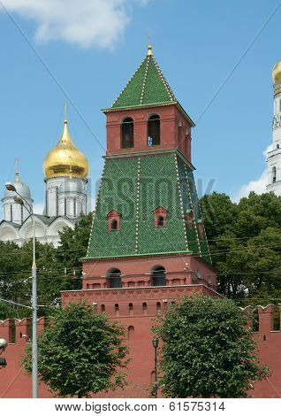 First Unnamed Tower Of Moscow Kremlin, Moscow, Russia