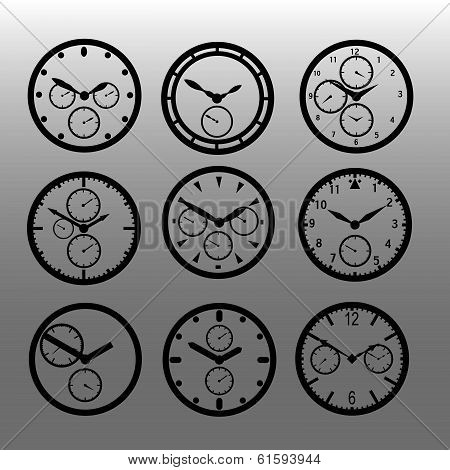 chronograph watch dials eps10