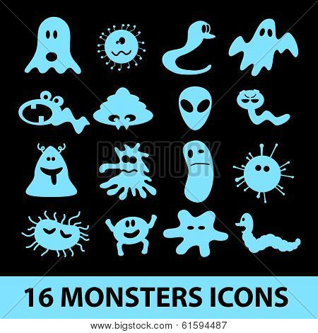 monsters icon collection eps10