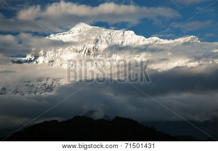 Evening View Of Gurja Himal - Dhaulagiri Himal - Nepal