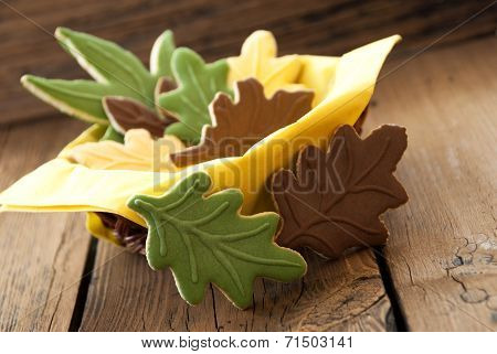 Autumn Cookies In A Cup
