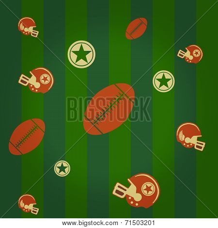 american football pattern