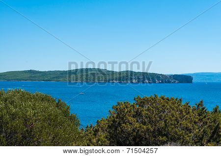Landscape Of Coast Of Sardinia