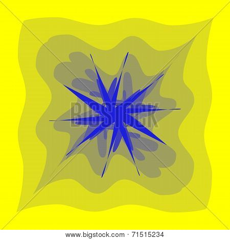 Yellow blue abstract background