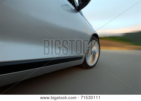 driving too fast in corner