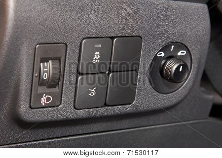 Car panel buttons