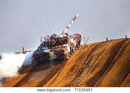 Tank On A March