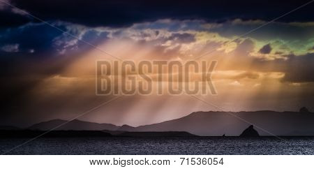 Dramatic sunset