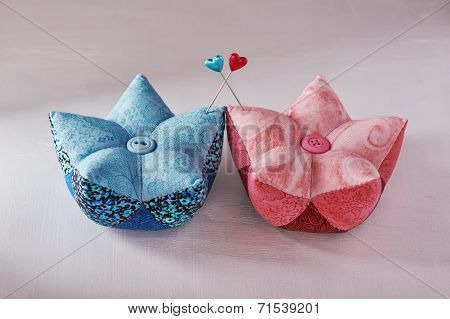 Two Pin Cushions