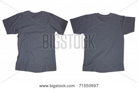 Dark Grey T-Shirt Template