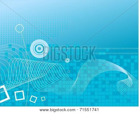 Abstract blue background