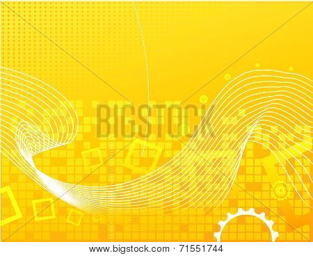 abstract yellow background