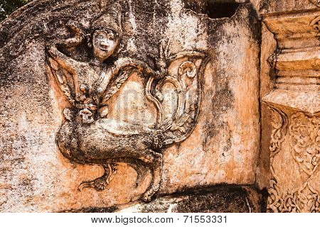 Ancient Carving Of Kinnaree