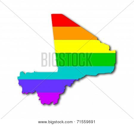 Mali - Rainbow Flag Pattern