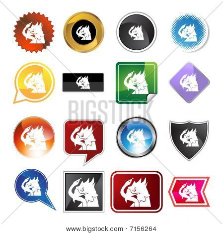 Eagle Snake Icon