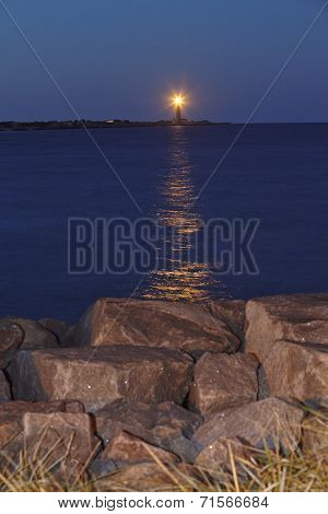 Skagen (denmark) - Lighthouse (grey Tower) Flashes