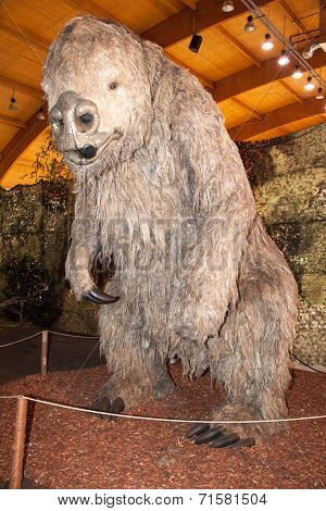 Realistic Model Of Prehistoric Animal